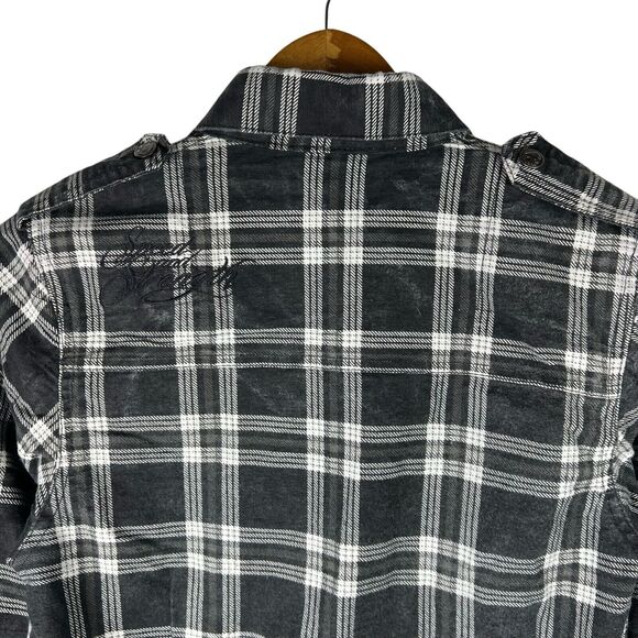 Speed & Strength Womens Sz M Motorcycle Biker Riding Shirt Jacket Zip Flannel - Picture 9 of 9